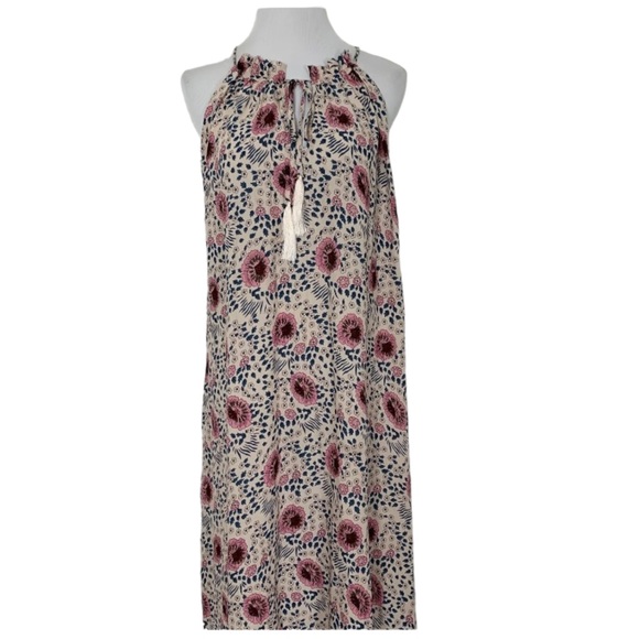 Natalie Martin Dresses & Skirts - Natalie Martin Marlin Dress Boho Size M Floral Midi Tassel